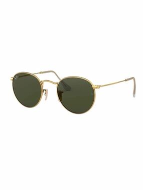 Ray-Ban Round Metal Polished Gold/G-15 Green 47 mm Sunglasses RB3447 001 47-21